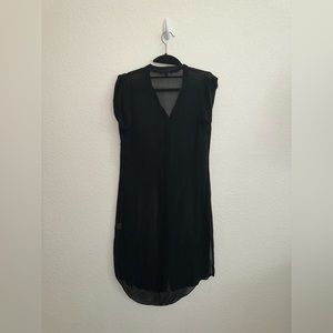 See thru flowy RiverIsland Dress size small